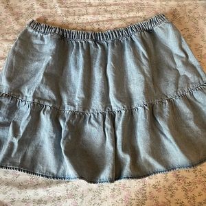 Mini Jean Skirt